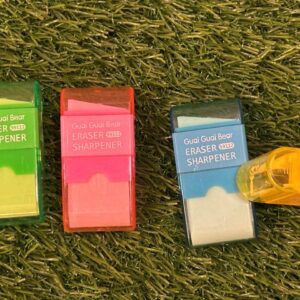 Guai Guai Bear Dual-Function Eraser and Sharpener